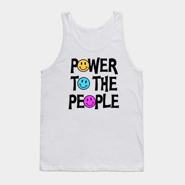 Power To The People Tank Top by Football from the Left